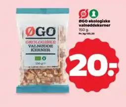 Netto OGO økologiske valnøddekerner tilbud