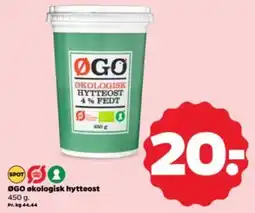 Netto ØGO økologisk hytteost tilbud