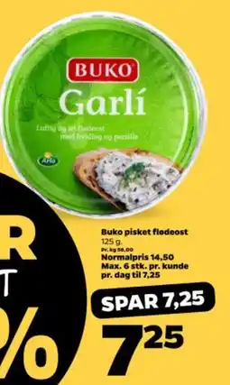 Netto Buko pisket flødeost tilbud