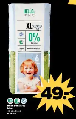 Netto HELLO sensitive bleer tilbud