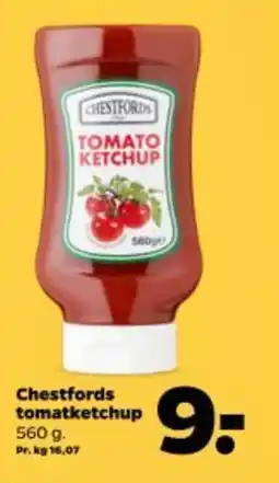 Netto CHESTFORDS tomatketchup tilbud