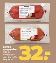 Netto LAMPE spegepølse tilbud