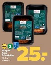 Netto SKAGEN fiske frikadeller tilbud
