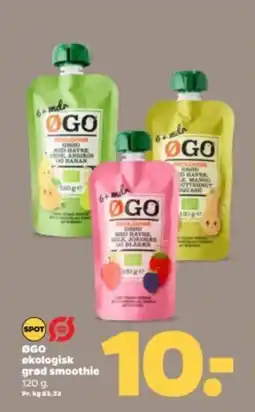 Netto ØGO økologisk grød smoothie tilbud