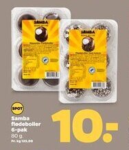 Netto SAMBA flødeboller 6-pak tilbud