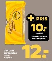 Netto Dan Cake citronmåne tilbud