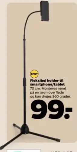 Netto Fleksibel holder til smartphone/tablet tilbud