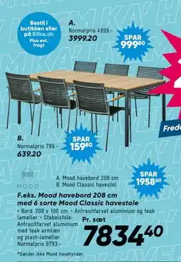 Bilka Mood Classic havestol tilbud