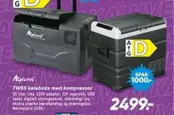 Bilka TW55 køleboks med kompressor tilbud