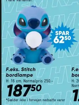 Bilka Stitch bordlampe tilbud