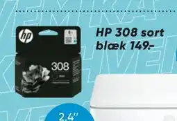 Bilka HP 308 sort blæk tilbud