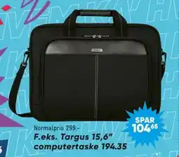 Bilka Targus 15,6” computertaske tilbud