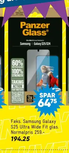 Bilka Samsung Galaxy S25 Ultra Wide Fit glas tilbud