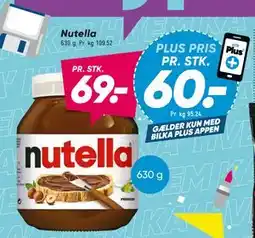 Bilka Nutella tilbud