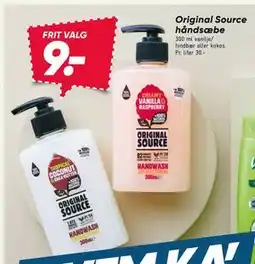 Bilka Original Source håndsæbe tilbud
