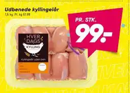 Bilka Udbenede kyllingelår tilbud