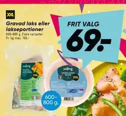 Bilka Gravad laks eller lakseportioner tilbud