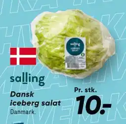 Bilka Dansk iceberg salat tilbud