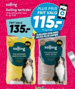 Bilka Salling tørfoder tilbud