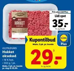 Lidl Hakket oksekød tilbud
