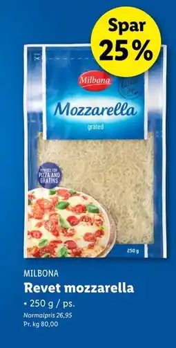 Lidl Revet mozzarella tilbud