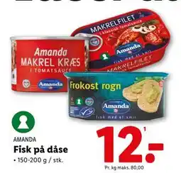 Lidl Fisk på dåse tilbud