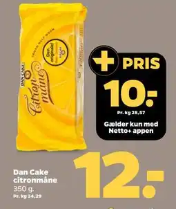 Netto Dan Cake citronmåne tilbud