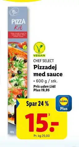 Lidl Pizzadej med sauce tilbud