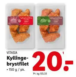 Lidl Kyllingebrystfilet tilbud