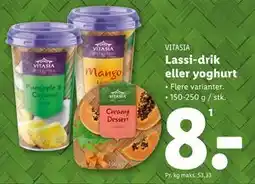 Lidl Lassi-drik eller yoghurt tilbud