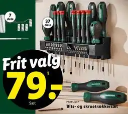 Lidl Bits- og skruetrækkersæt tilbud