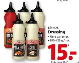 Lidl Dressing tilbud