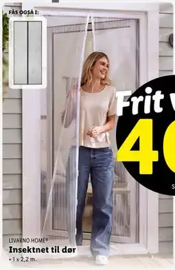 Lidl Insektnet til dør tilbud