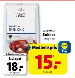 Lidl Sukker tilbud