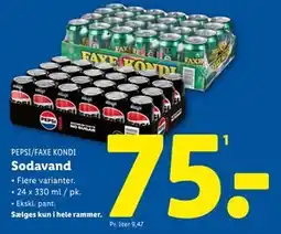 Lidl Sodavand tilbud