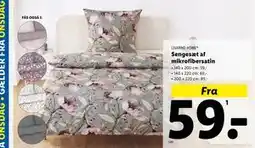 Lidl Sengesæt af mikrofibersatin tilbud