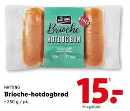 Brioche-hotdogbrød