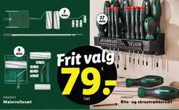 Lidl Malerrullesæt eller Bits- og skruetrækkersæt tilbud