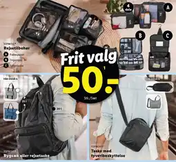 Lidl Rejsetilbehør, Rygsæk eller rejsetaske eller Taske med tyveribeskyttelse tilbud
