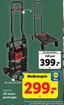Lidl 2i1 transportvogn tilbud