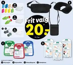 Lidl Ørepropper, Rejseartikler, Behandlingssæt eller Vabelplaster tilbud