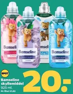 Netto Bamsiline skyllemiddel 925 ml tilbud