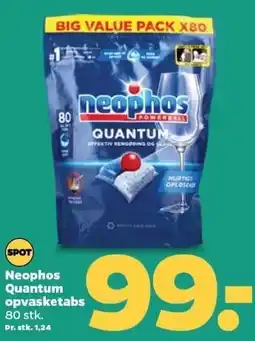 Netto Neophos Quantum opvasketabs 80 stk tilbud