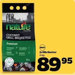 Netto Grillbriketter 6 kg tilbud
