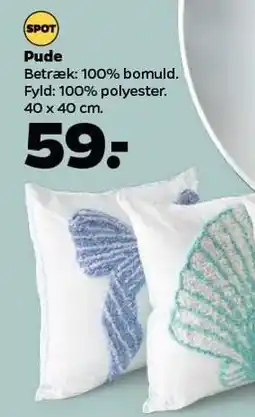 Netto Pude 40 x 40 cm tilbud