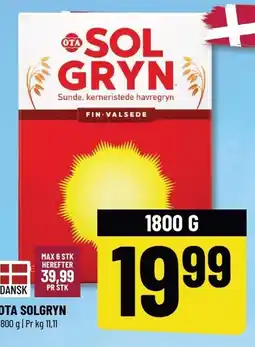 Løvbjerg OTA SOLGRYN tilbud