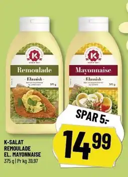 Løvbjerg K-SALAT REMOULADE EL. MAYONNAISE tilbud