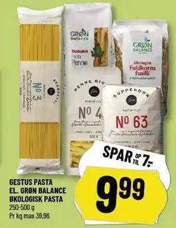 Løvbjerg GESTUS PASTA EL. GRØN BALANCE ØKOLOGISK PASTA tilbud