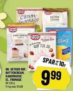 Løvbjerg DR. OETKER GUF, BUTTERCREAM, KAGEMOUSSE EL. FROMAGE tilbud