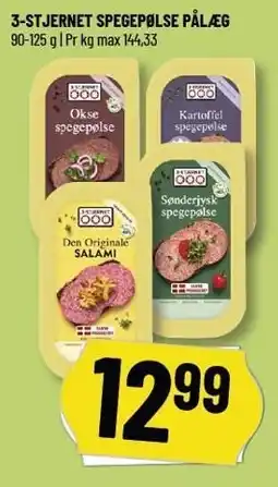 Løvbjerg 3-STJERNET SPEGEPØLSE PÅLÆG tilbud